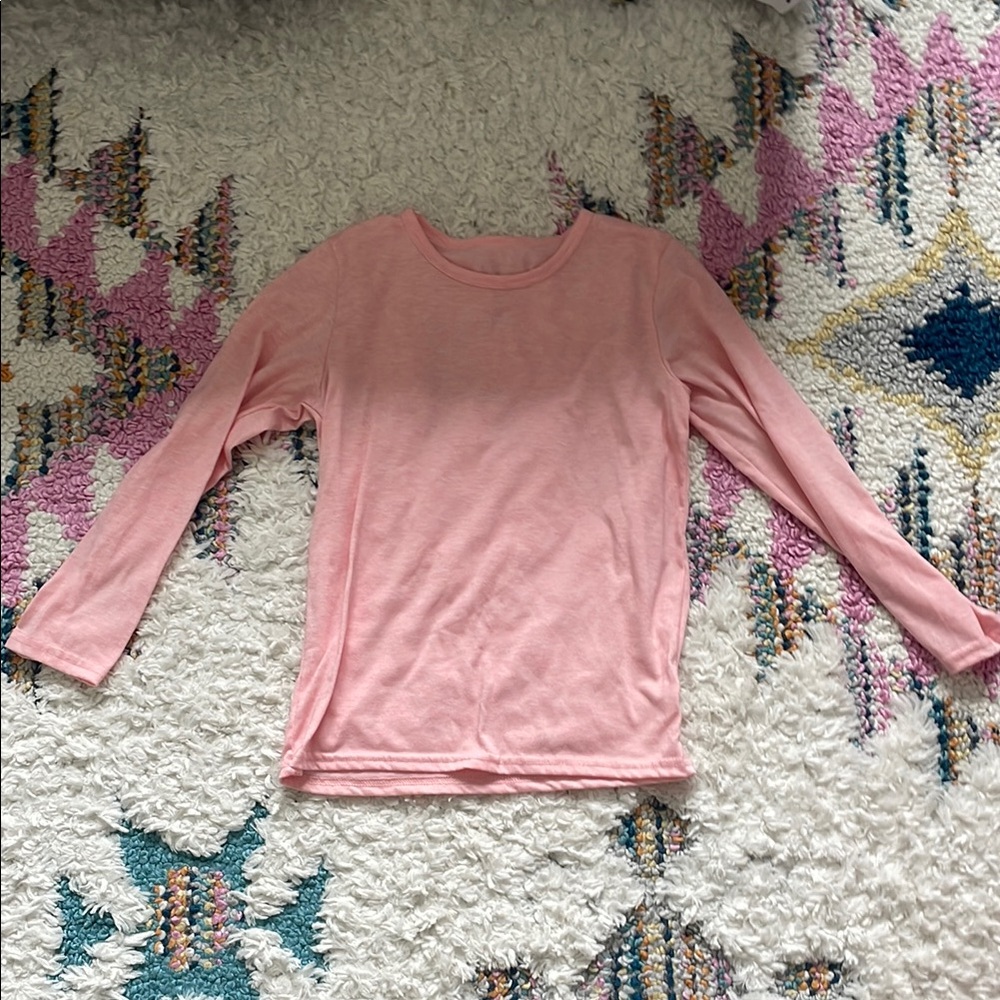 Pink Long Sleeve Top